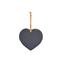 Felakasztható Pala Tábla - Szív alakú - 16 cm