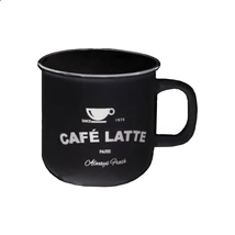 Cafe Latte Bögre - Fekete