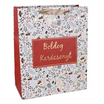Boldog Karácsonyt Díszzacskó L - 26 x 32 cm Boldog Karácsonyt Díszzacskó L - 26 x 32 cm