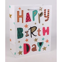 Happy Birthday M - 18 x 23 cm Happy Birthday M - 18 x 23 cm