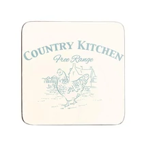 Country Kitchen 4 db Poháralátét