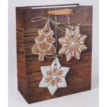 Mézeskalácsos Díszzacskó L - 26 x 33 cm