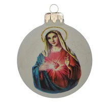 Karácsonyfadísz Díszdobozban - Szűz Mária 8 cm