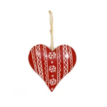 Nagy Piros Szív Ajtódísz