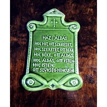 Házi Áldás Zöld Tábla