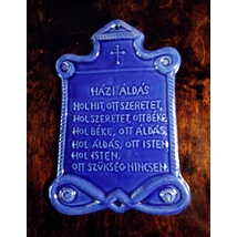 Házi Áldás Kék Tábla