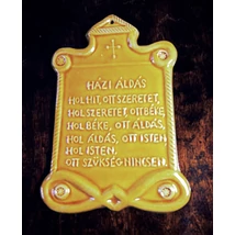 Házi Áldás Sárga Tábla