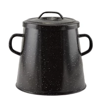 Zománcozott Szemetes Fedővel - 10 l Zománcozott Szemetes Fedővel - 10 l