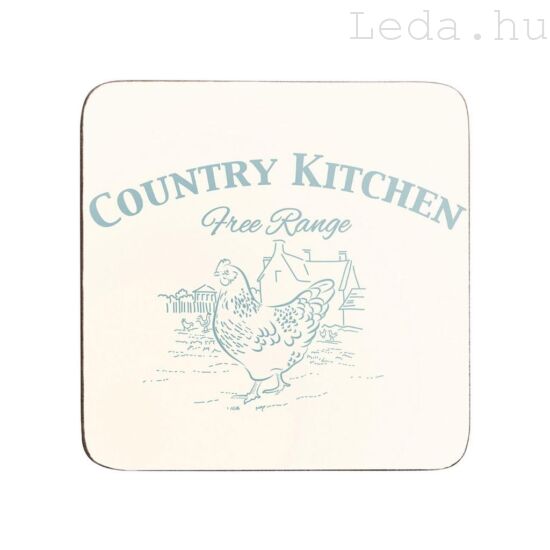 Country Kitchen 4 db Poháralátét