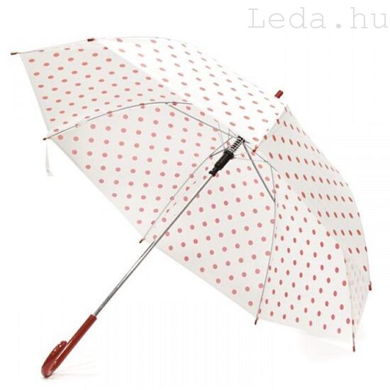 Eva Piros-fehér Pöttyös Esernyő